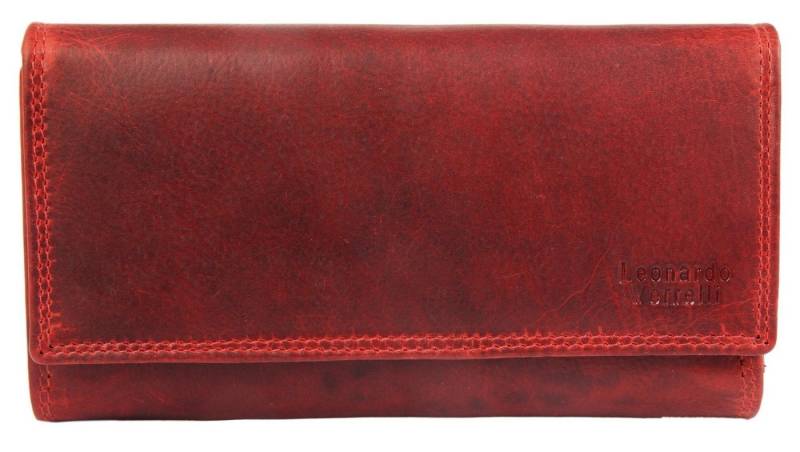 LEONARDO VERRELLI Geldbörse Tina (Einzeln), Damen GeldbÃ¶rse Quer Echtleder von LEONARDO VERRELLI