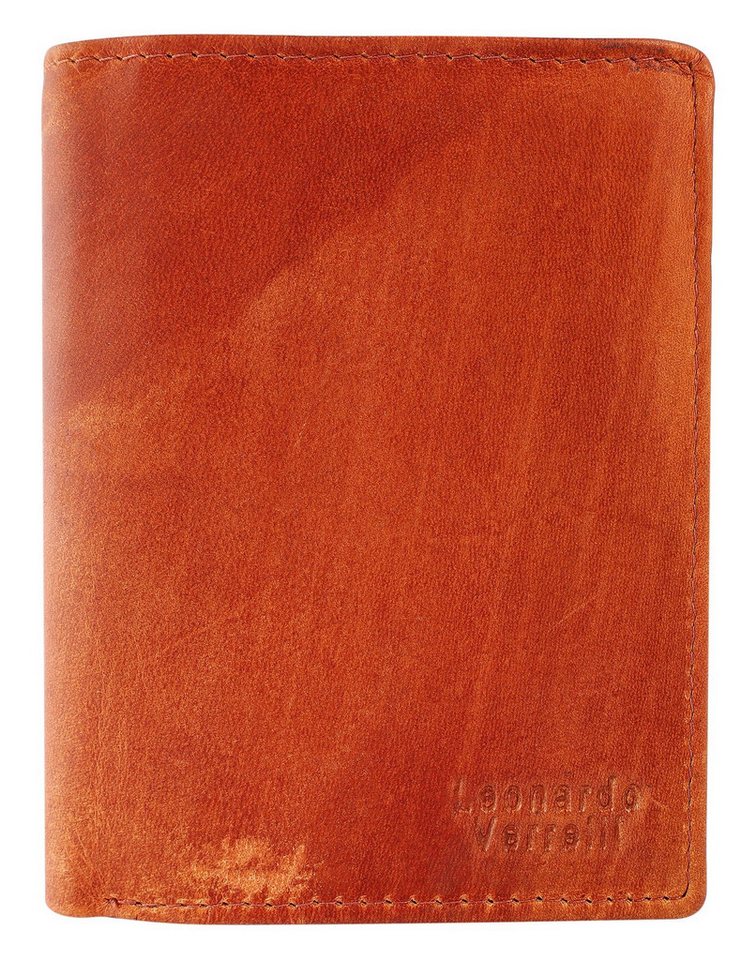 Leonardo Verrelli Geldbörse Valerian Leonardo Verrelli Echt Leder Hochformat Geldbörse mit von Leonardo Verrelli