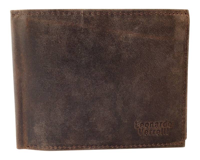 Leonardo Verrelli Geldbörse Vitus Leonardo Verrelli Echt Leder Geldbörse mit RFID-Schutz von Leonardo Verrelli