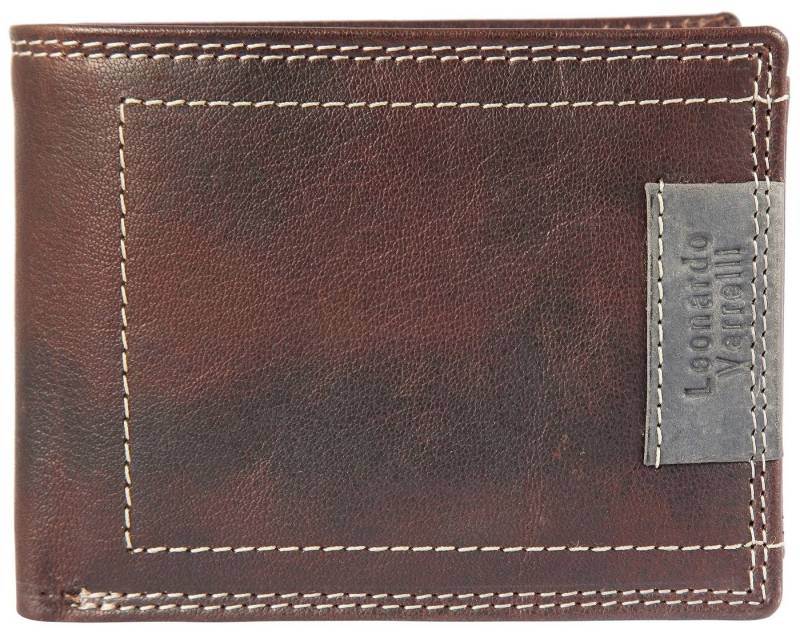 LEONARDO VERRELLI Geldbörse hossam (Einzeln, inkl. Schmuckbox), Herren GeldbÃ¶rse Quer Echtleder von LEONARDO VERRELLI