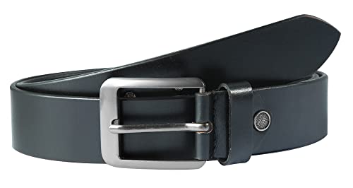 LEONARDO VERRELLI Herren-Gürtel Leder, Braun/Schwarz, Business, kürzbar, Mode, Bundweite 90-130 cm, Gürtel für Herren, Geschenke für Herren (Braun Rau, Bundweite: 100 cm - Gesamtlänge: 115 cm) von LEONARDO VERRELLI