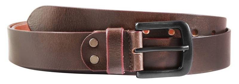 Leonardo Verrelli Ledergürtel LV0143 hochwertiges Echt Leder dunkelbraun 80 cm - 150 cm Herren GÃ¼rtel von Leonardo Verrelli