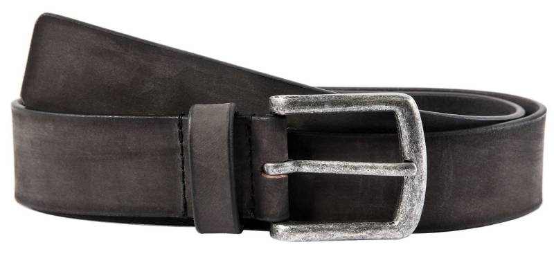 Leonardo Verrelli Ledergürtel LV0149 hochwertiges Echt Leder, dunkelgrau, 90 cm - 140 cm von Leonardo Verrelli