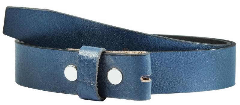 Leonardo Verrelli Ledergürtel 3100114 Echtleder, blau, für Wechselschnallen, 85 - 125 cm von Leonardo Verrelli