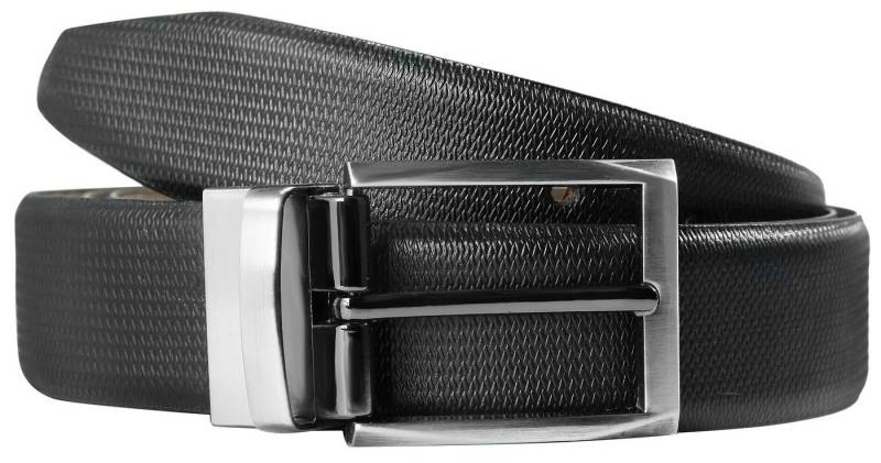 Leonardo Verrelli Ledergürtel 3100147 Wendegürtel Echt Leder schwarz/braun 90 cm-130 cm von Leonardo Verrelli
