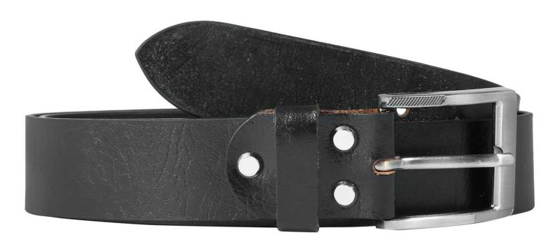 Leonardo Verrelli Ledergürtel 3100138 hochwertiges Echt Leder, schwarz, 90 cm - 130 cm von Leonardo Verrelli