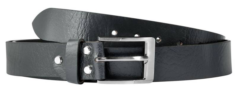 Leonardo Verrelli Ledergürtel 3100142 hochwertiges Echt Leder dunkelgrau, 90 cm - 130 cm von Leonardo Verrelli