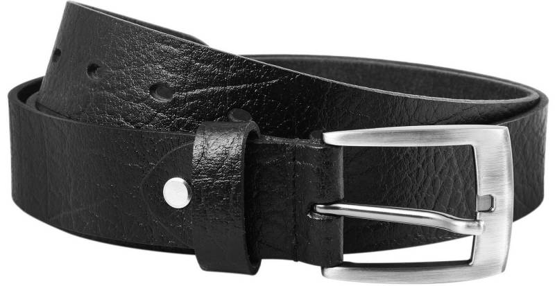 Leonardo Verrelli Ledergürtel LV0045 Echt Leder, schwarz, Herrengürtel, 90 cm - 140 cm von Leonardo Verrelli