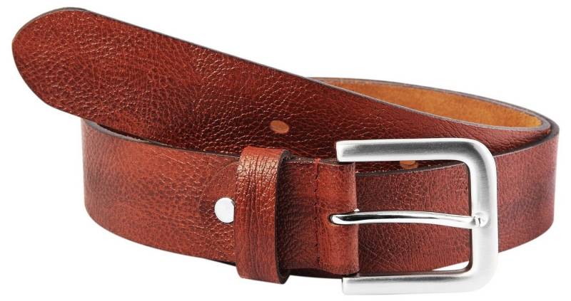 Leonardo Verrelli Ledergürtel LV0046 90 cm - 140 cm (Bundweite), Echtleder, kürzbar von Leonardo Verrelli