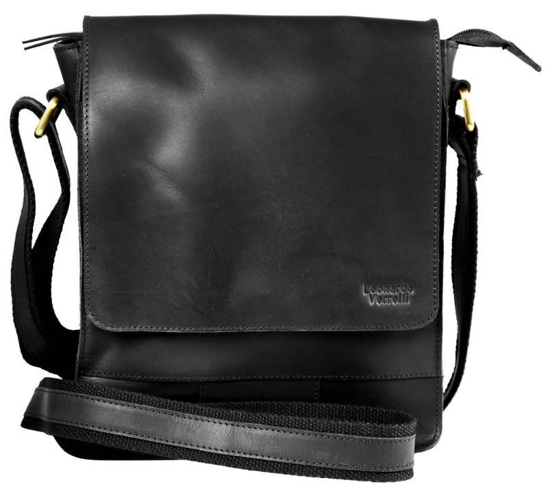 Leonardo Verrelli Umhängetasche Sirin Unisextasche aus Echtleder Ledertasche von Leonardo Verrelli