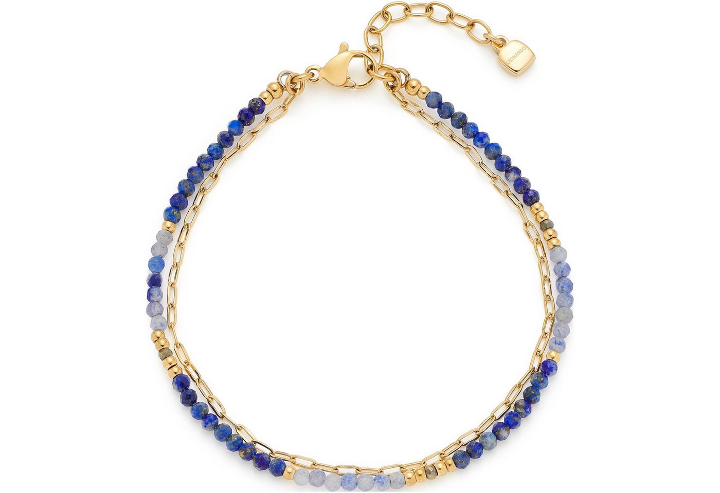 LEONARDO Bead-Armband-Set Leonardo Armband Armkette CIAO 025730 Bunt Blau verstellbar 18cm +3 von LEONARDO