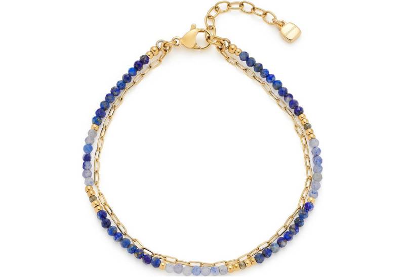 LEONARDO Bead-Armband-Set Leonardo Armband Armkette CIAO 025730 Bunt Blau verstellbar 18cm +3 von LEONARDO