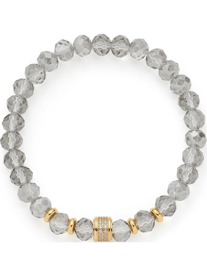 LEONARDO Edelstahlarmband Leonardo Damen-Armband Edelstahl Kunstperle, Modern von LEONARDO