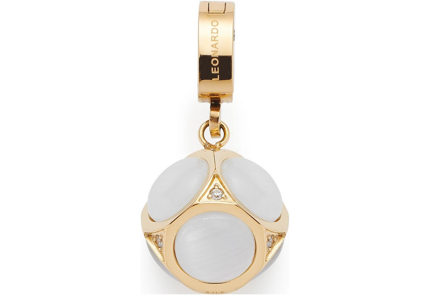 LEONARDO Kette und Anhänger Set Leonardo Schmuck Anhänger Kugel Ida Clip&Mix 025642 von LEONARDO