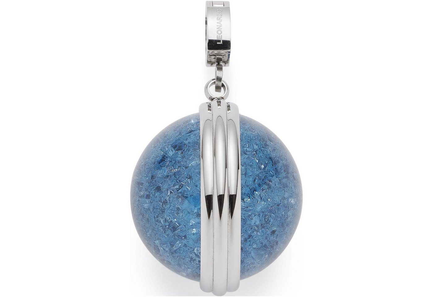 LEONARDO Kettenanhänger Leonardo Anhänger 025649 Blau Clip & Mix Snowball von LEONARDO