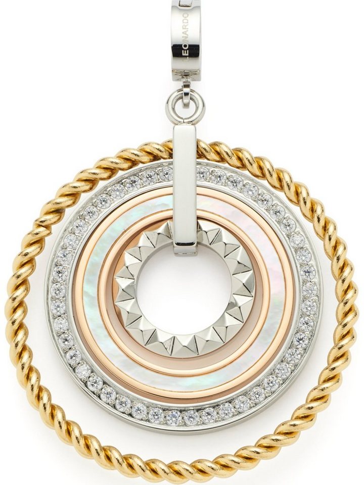 LEONARDO Kettenanhänger Leonardo Damen-Anhänger Edelstahl Glasstein von LEONARDO