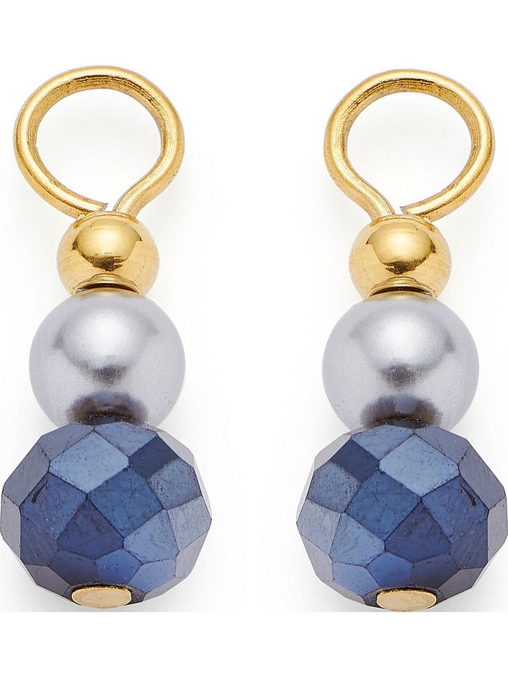 LEONARDO Paar Ohrhänger Leonardo Damen-Ohrhänger Edelstahl Glasstein von LEONARDO