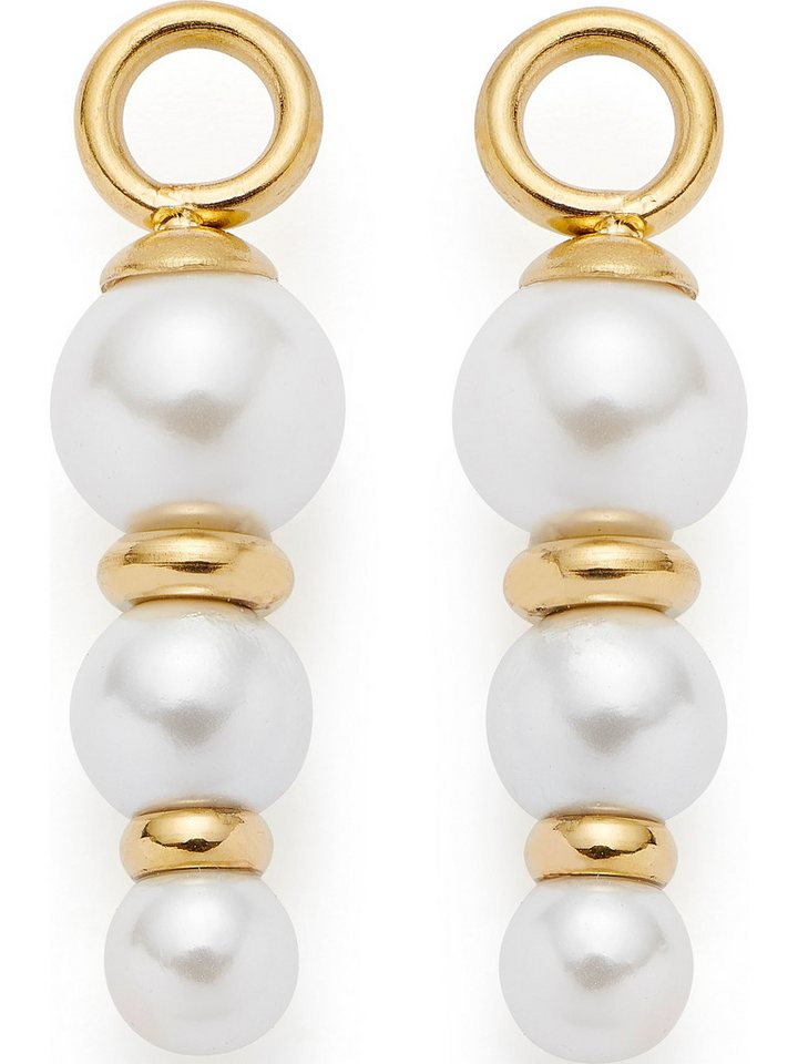 LEONARDO Paar Ohrhänger Leonardo Damen-Ohrhänger Edelstahl Kunstperle von LEONARDO