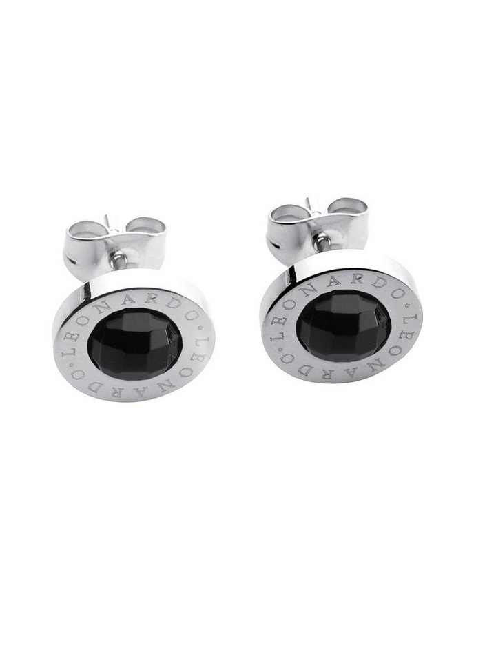 LEONARDO Paar Ohrstecker Leonardo Damen-Ohrstecker Edelstahl, Glas von LEONARDO
