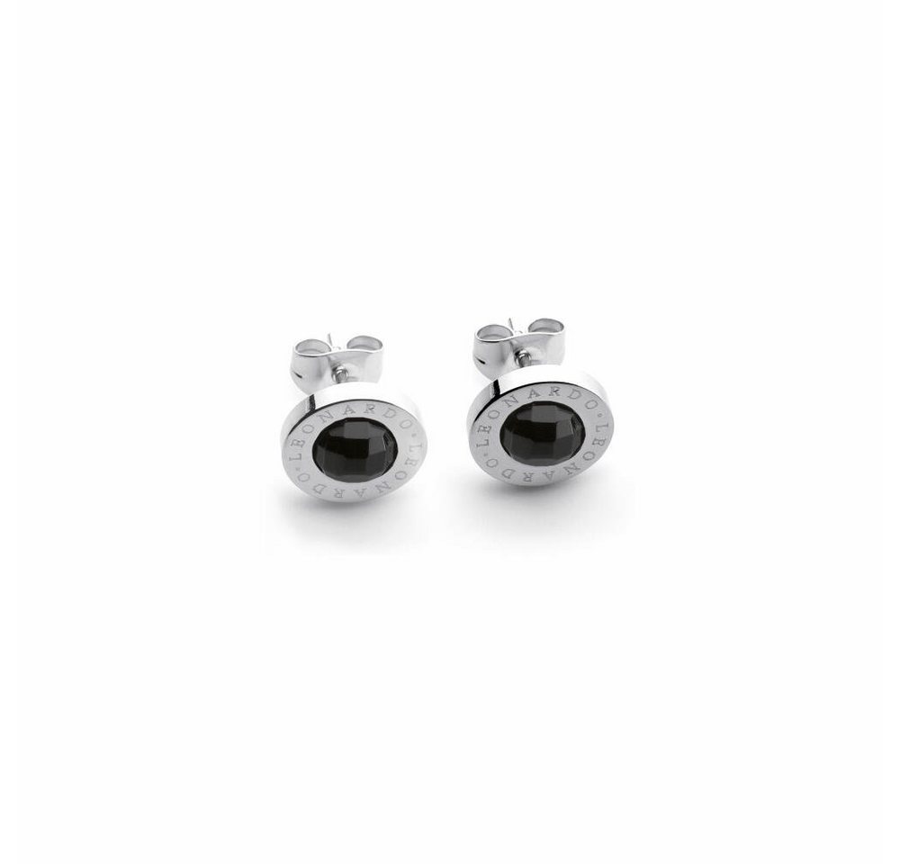 LEONARDO Paar Ohrstecker Matrix Classics Silber Schwarz von LEONARDO