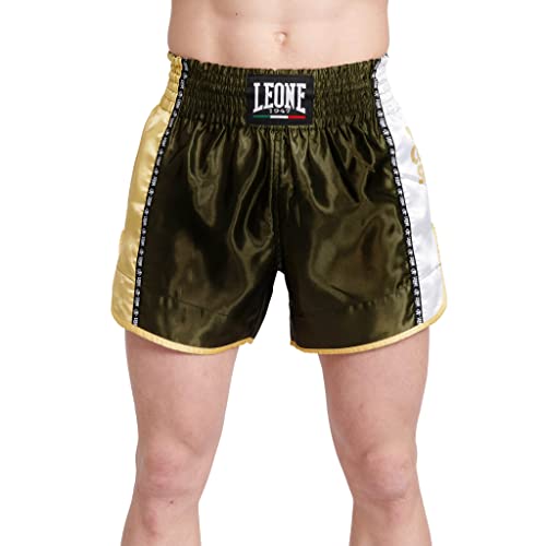 LEONE 1947 Herren Boxing Kick-Thai-Shorts, Grün, Klein von LEONE 1947