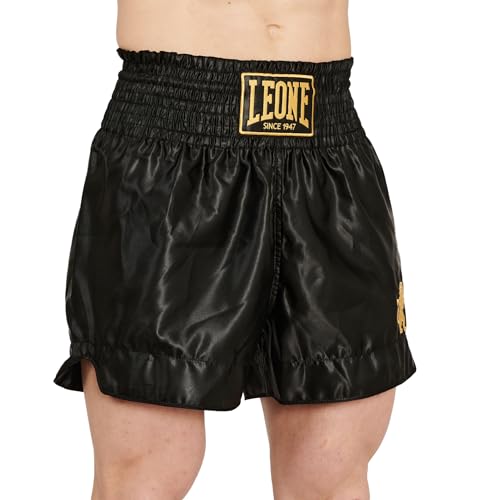 LEONE 1947 Unisex Pantaloncino Kick Basic Shorts 2-AB970, Schwarz, L von LEONE 1947