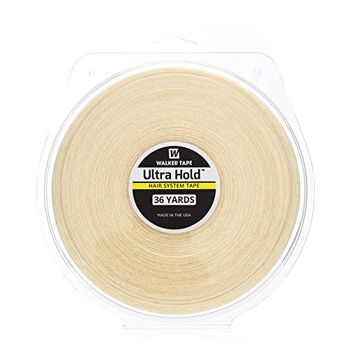 "Ultra Hold" Walker Doppelseitige Roll Bänder Aufkleber Klebstoff Männer Haar System Ersatz Toupee Haarverlängerung Perücke Bundles Spitze Frontal(36 Yards & 1/2 Zoll) von LEOO HAIR