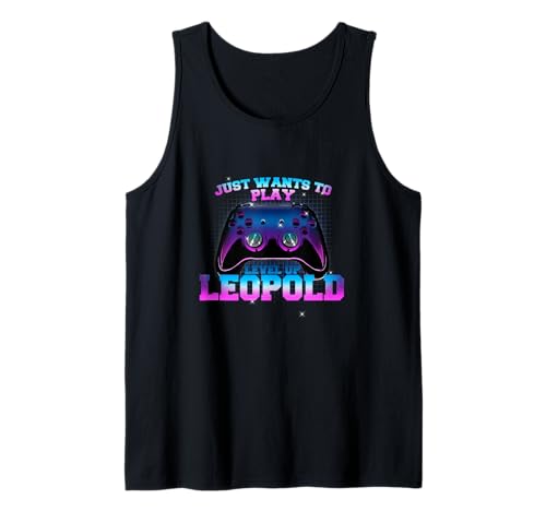 Herren LEOPOLD - LEVEL UP mit Controller: WILL NUR SPIELEN Tank Top Herren LEOPOLD - LEVEL UP mit Controller: WILL NUR SPIELEN Tank Top von LEOPOLD Sohn Enkel Geburtstag Geschenkideen