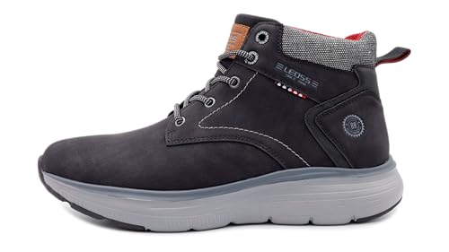 LEOSS ORIGINAL Herren Sneakers Outdoor Gemütlich Walkingschuhe Leichtgewicht Atmungsaktive Sportschuhe High Top Sportliche leichte Wanderschuhe, Schwarz, 45 EU von LEOSS ORIGINAL