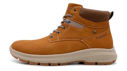 LEOSS ORIGINAL Herren Stiefel Gemütlich Trekking Wanderschuhe Rutschfeste Boots Motorrad Schuhe Biker Freizeitschuhe MU1075-8 (CAML,42) von LEOSS ORIGINAL