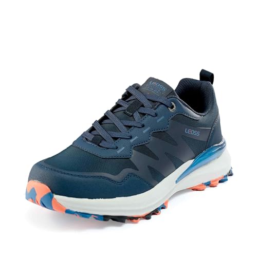 LEOSS ORIGINAL Laufschuhe Herren Sportschuhe Turnschuhe Fluidstreet Sneaker Freizeitschuhe Running Schuhe Kunstleder Freizeit (Dunkelblau, 40 EU, MLE255073-3) von LEOSS ORIGINAL