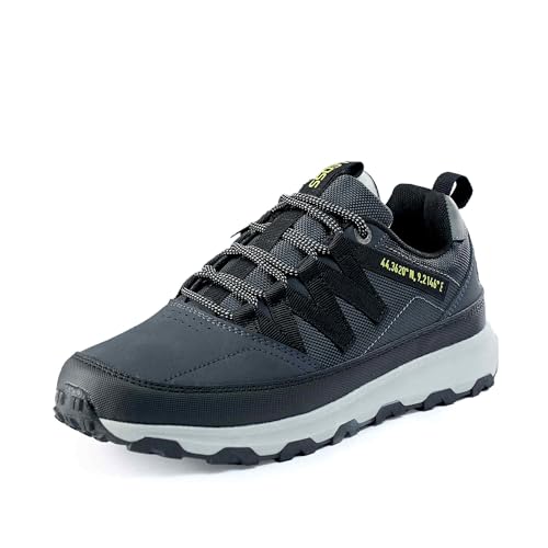 LEOSS ORIGINAL Running Shoes Herren Schnürschuhe Laufschuhe Boardschuhe Sneaker mit Schnür Turnschuhe Sportschuhe Classic Sneaker (Dunkelblau, 41 EU, MLE255070-3) von LEOSS ORIGINAL