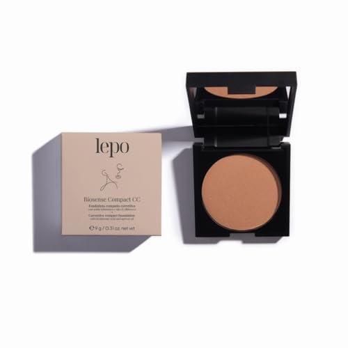 LEPO | BioSense Compact CC Nr. 03 Nude Corrective Foundation, angereichert mit Hyaluronsäure und Aprikosenöl für eine perfekte, hydratisierte Haut von LEPO