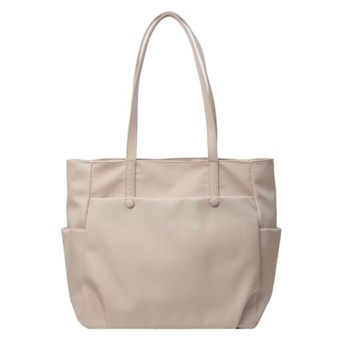 LERONO Taschen für Damen, 2024 Umhängetaschen, große Kapazität, Einkaufstasche, spritzwassergeschützt, Reisetaschen, Handtasche, Nylontasche für Damen, Mädchen, Schulbuchtasche, khaki von LERONO