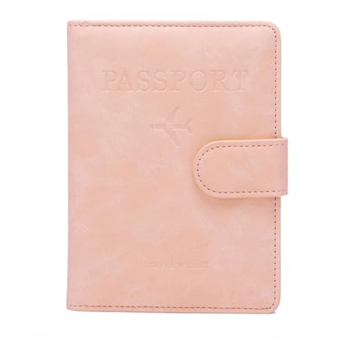 LERONO Taschen für Frauen, Reisepasshülle, mehrere Taschen, Reisepasshülle, Reisebrieftasche, Organizer, Reisezubehör für Kreditkarten, rose von LERONO