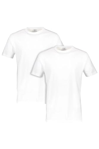 Doppelpack T-Shirt Rundhalsausschnitt Weiß XXl von LERROS