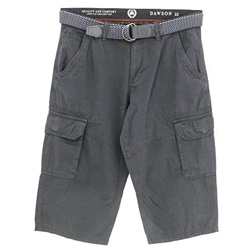 LERROS, Dawson, Herren Kurze Jeans Shorts Bermudas Popeline Navy W 32 von LERROS