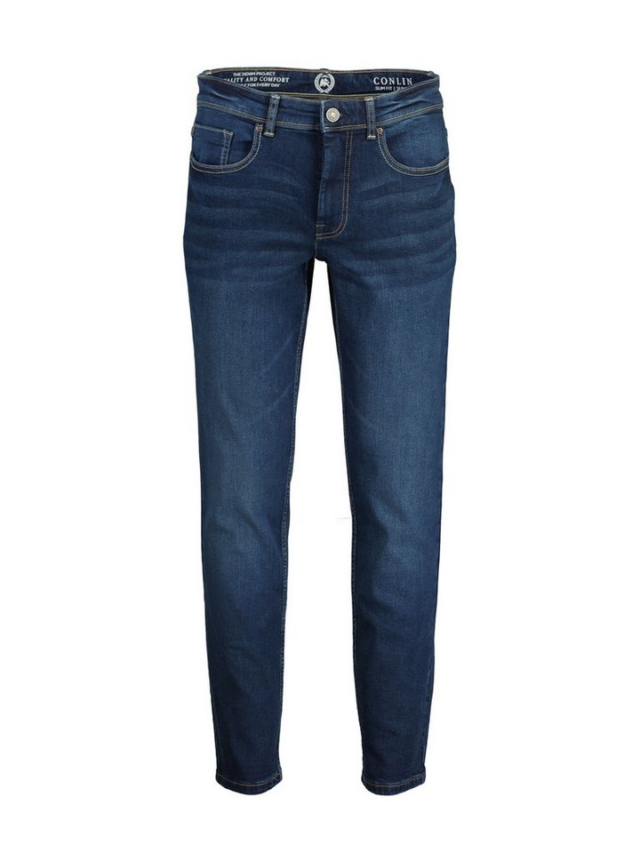 LERROS 5-Pocket-Hose LERROS CONLIN 5-Pocket Stretch-Denim, SLIM FIT, unifarben CONLIN von LERROS