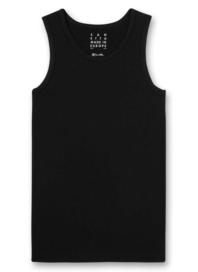 Sanetta - Shirt super black - Gr. - 140 von Sanetta