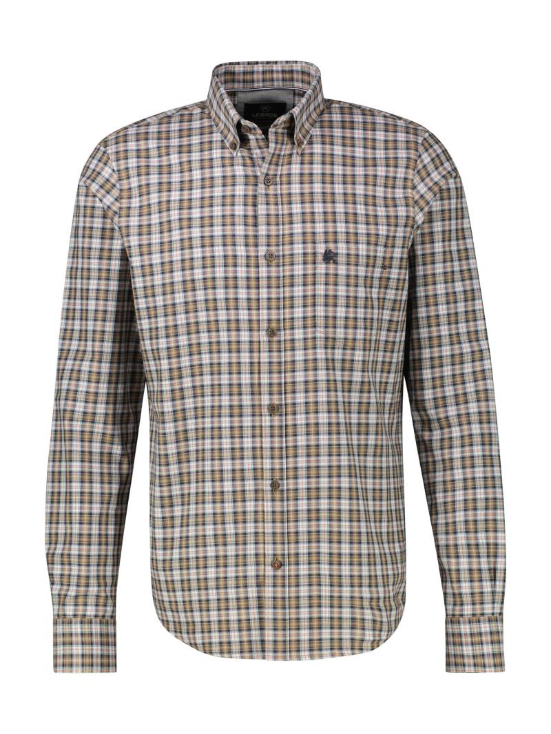 LERROS - BUTTON DOWN light coffee - Gr. - M von LERROS
