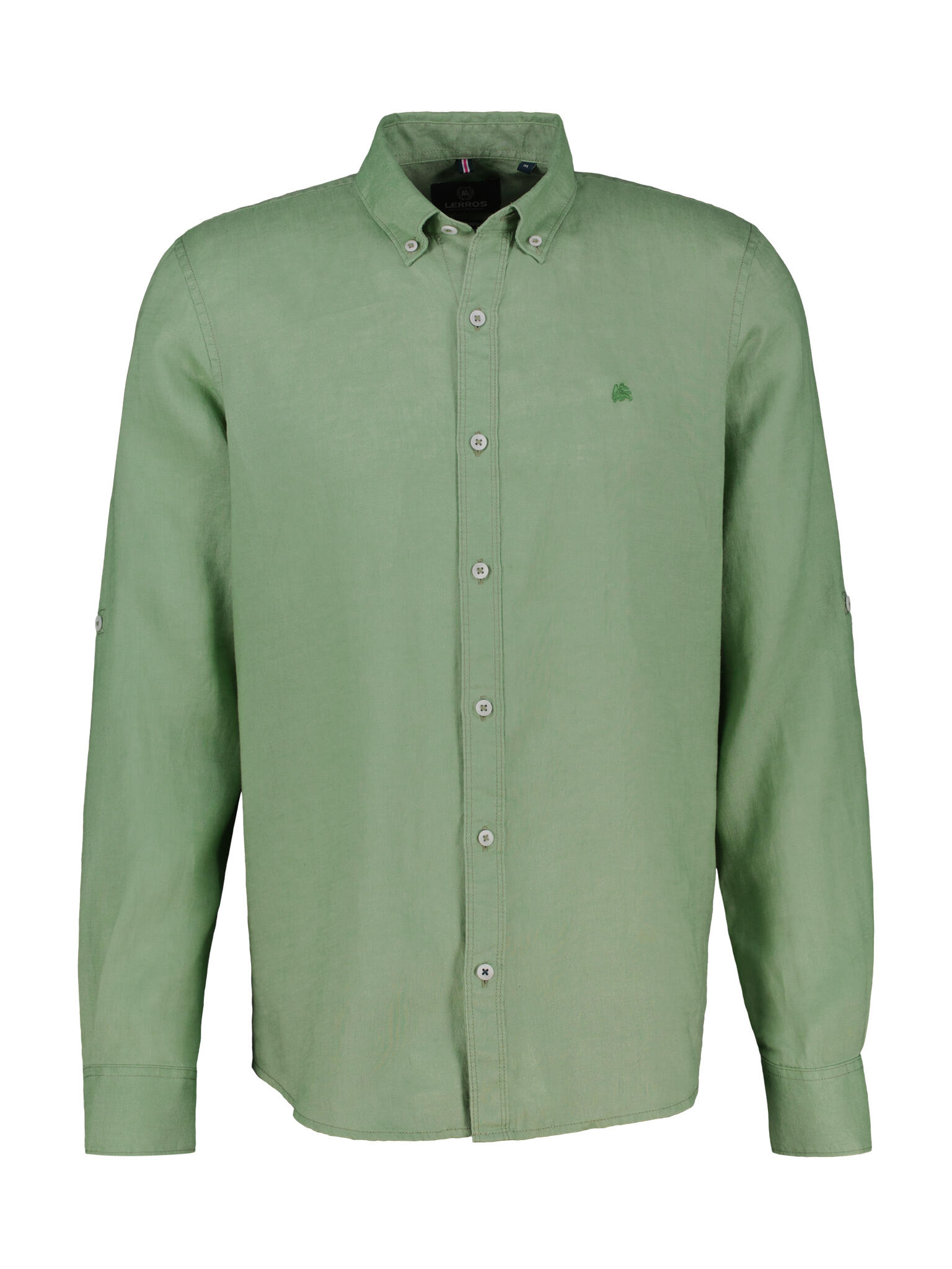 LERROS - BUTTON DOWN sage green - Gr. - L von LERROS
