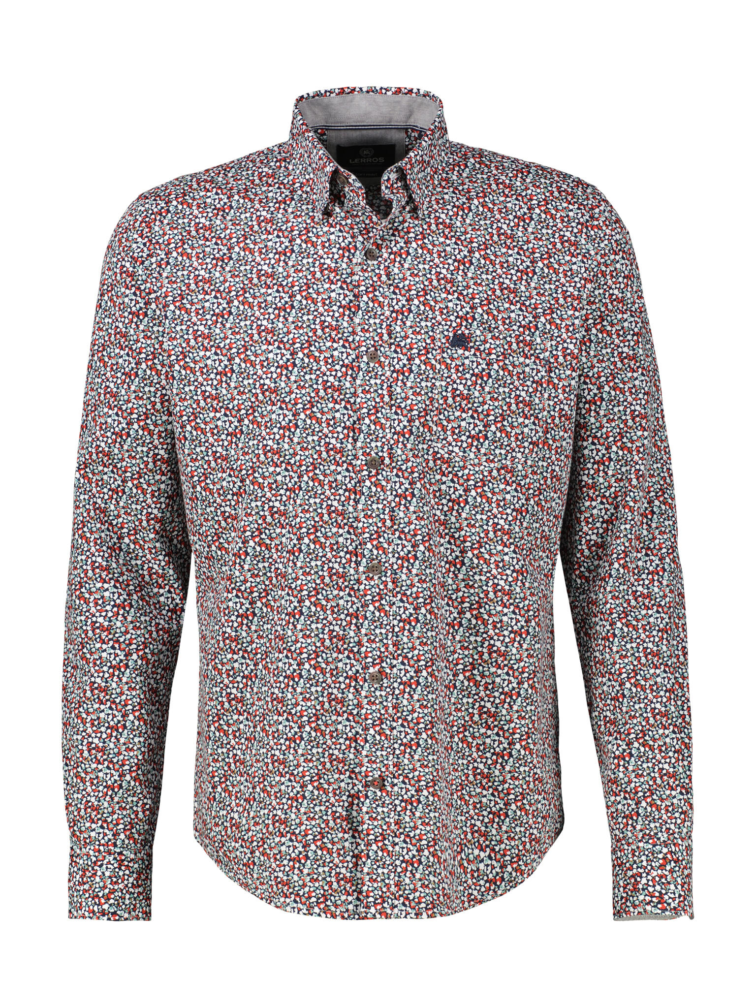 LERROS - BUTTON DOWN scandinavian red - Gr. - XXXL von LERROS