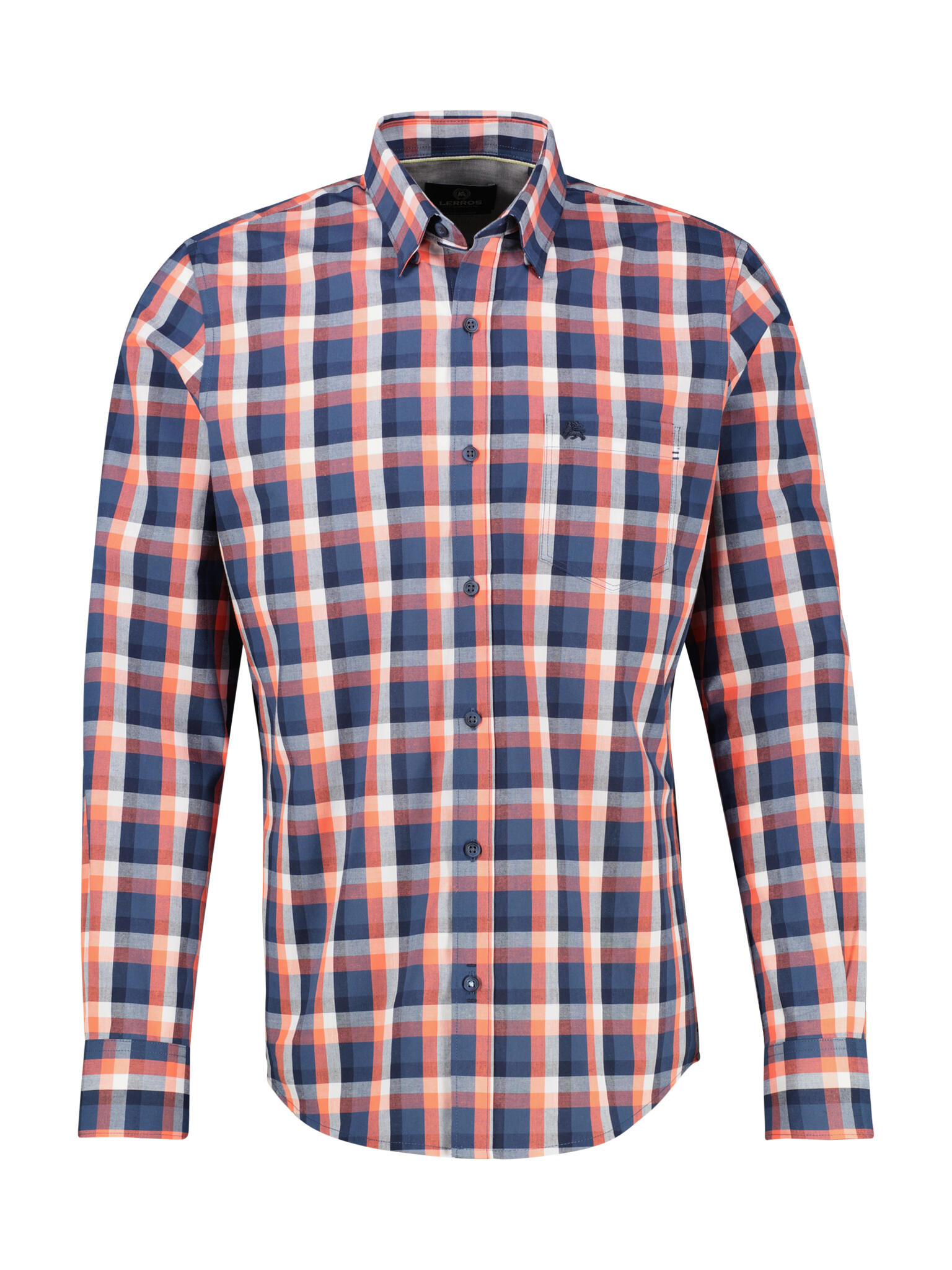 LERROS - BUTTON DOWN vivid red - Gr. - M von LERROS