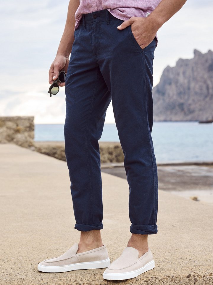 LERROS Chinohose LERROS Sommerliche Chino mit Leinenanteil, RELAX FIT von LERROS