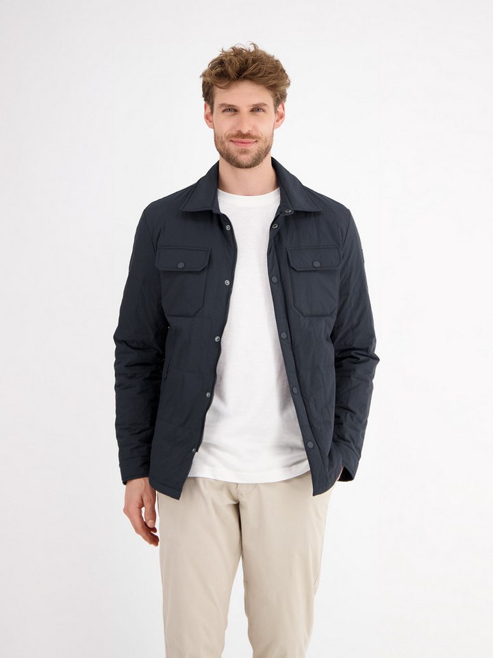 LERROS Hemdjacke LERROS Overshirt-Jacke, leicht gefüttert Wasserabweisend von LERROS