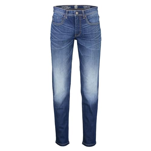 LERROS - Herren 5-Pocket-Denimstyle in Used-Optik (2009320), Größe:W33, Länge:L32, Farbe:Navy (485) von LERROS