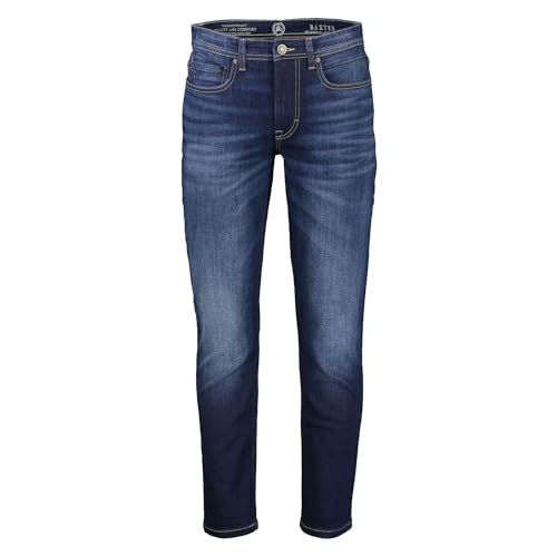 LERROS - Herren 5-Pocket-Denimstyle in Used-Optik (2009329), Größe:W34, Länge:L30, Farbe:Dark Blue (495) von LERROS