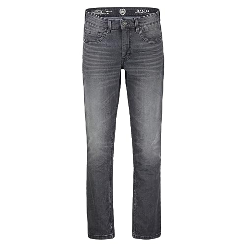 LERROS - Herren 5-Pocket-Denimstyle in Used-Optik (2009361), Größe:W32, Länge:L30, Farbe:Black Used (265) von LERROS