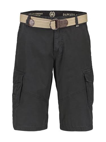 LERROS - Herren Cargo Bermuda mit Gürtel, Größe:W38, Farbe:Dark Graphite von LERROS