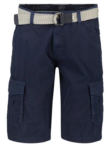 LERROS - Herren Cargo Bermuda mit Gürtel (2339210), Größe:W38, Farbe:Navy (485) von LERROS